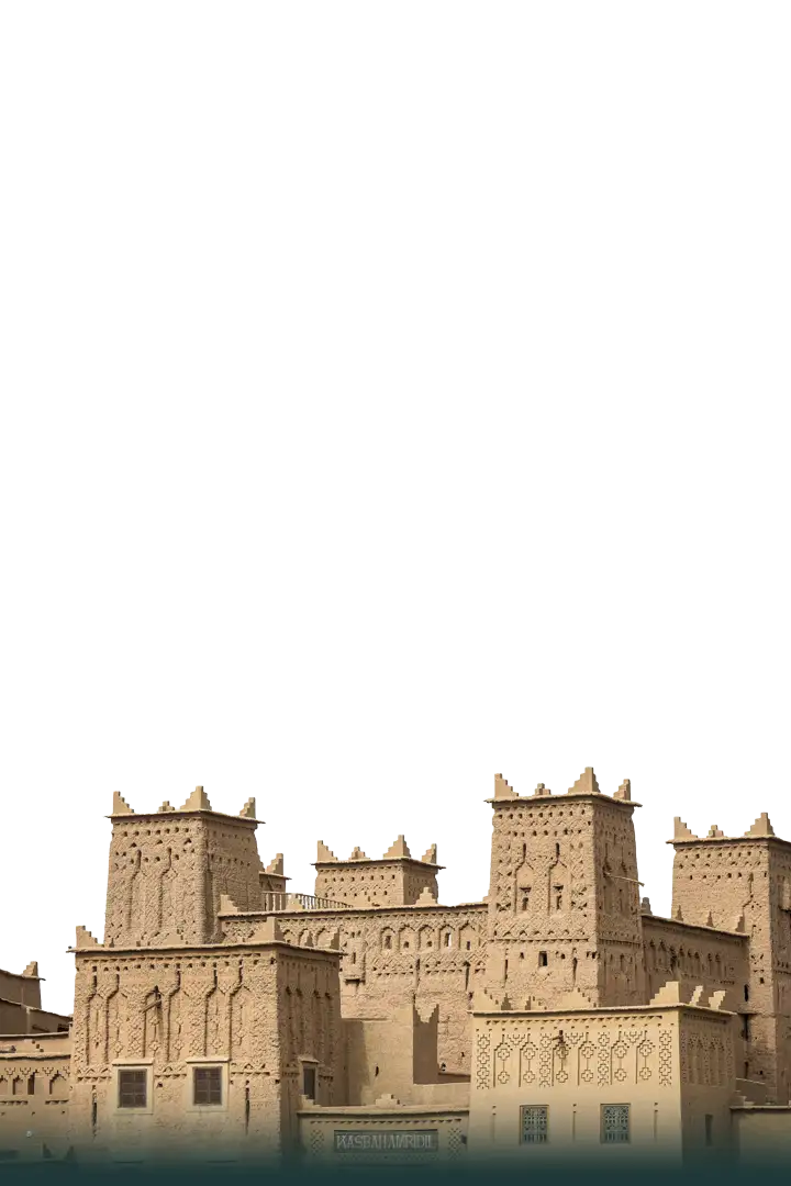 Kasbah Ait benhaddou orange buildings