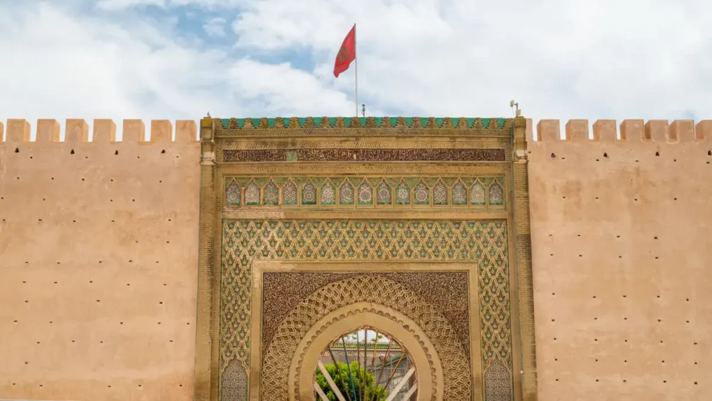 Bab Mansour in Meknes Morocco 