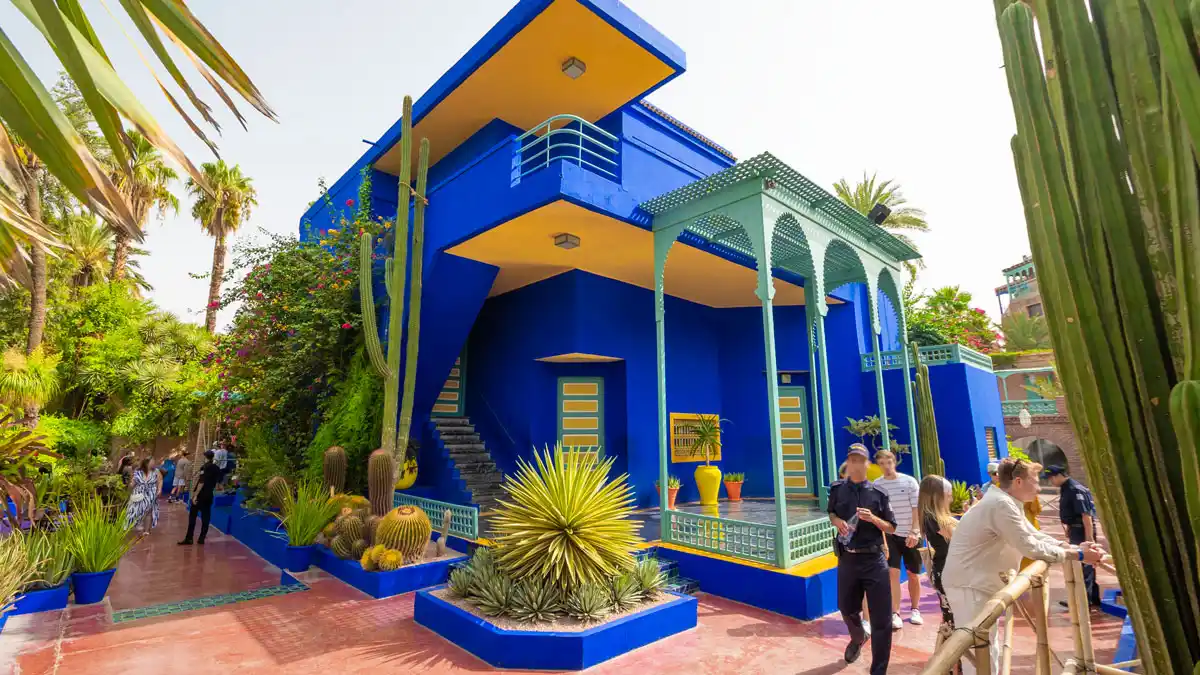 le jardin majorelle in spring marrakech