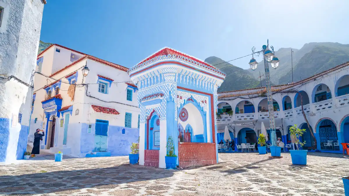 Place el haouta in chefchaouen