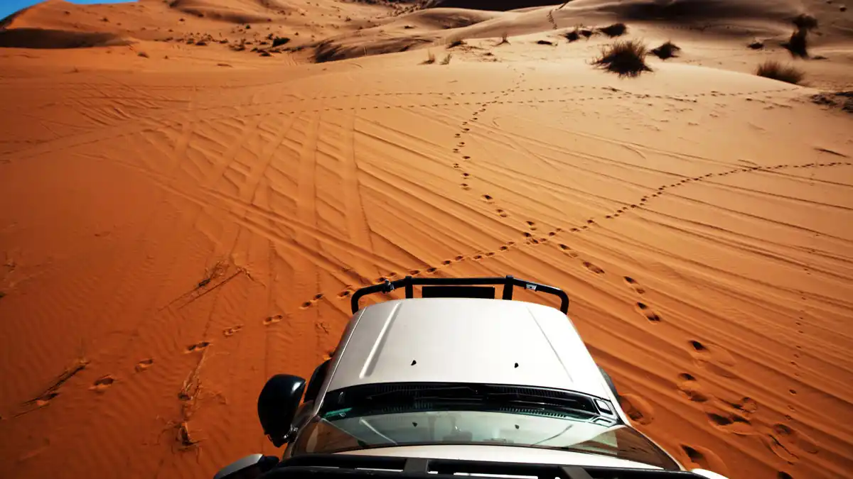 4wd in the desert