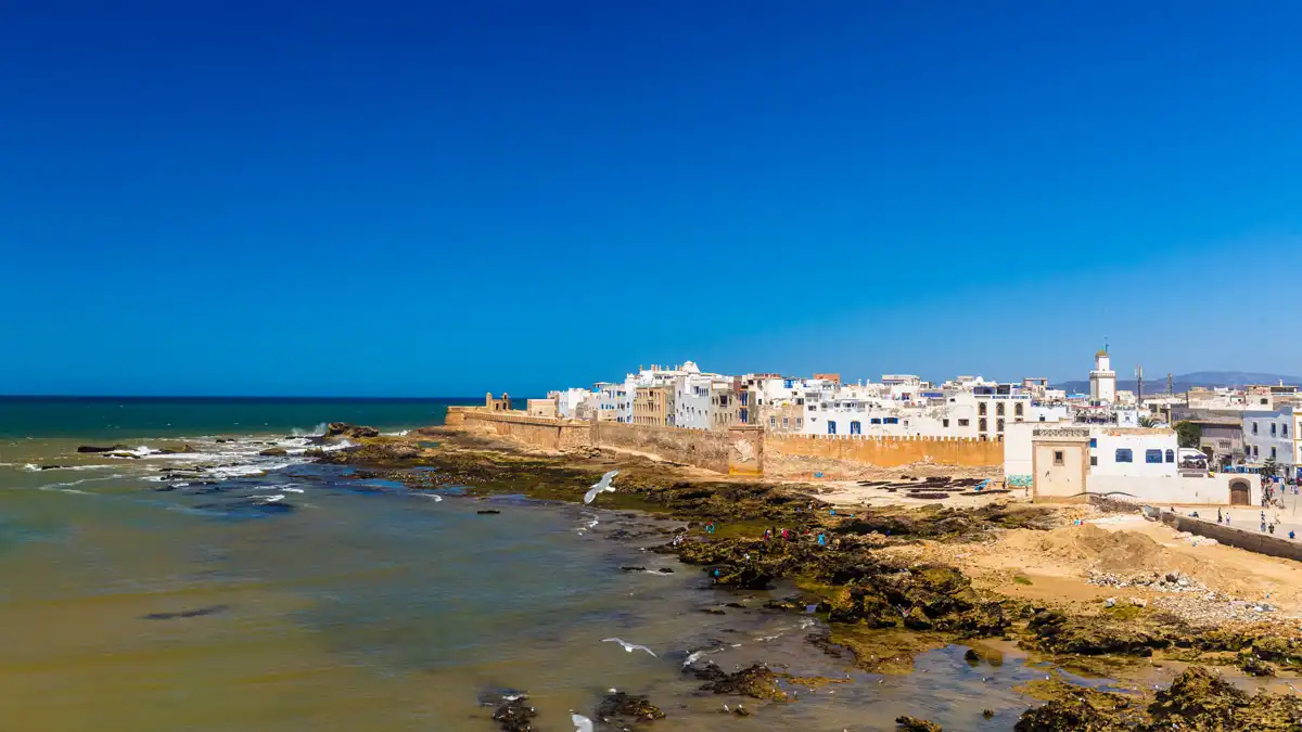 essaouira medina and ocean view