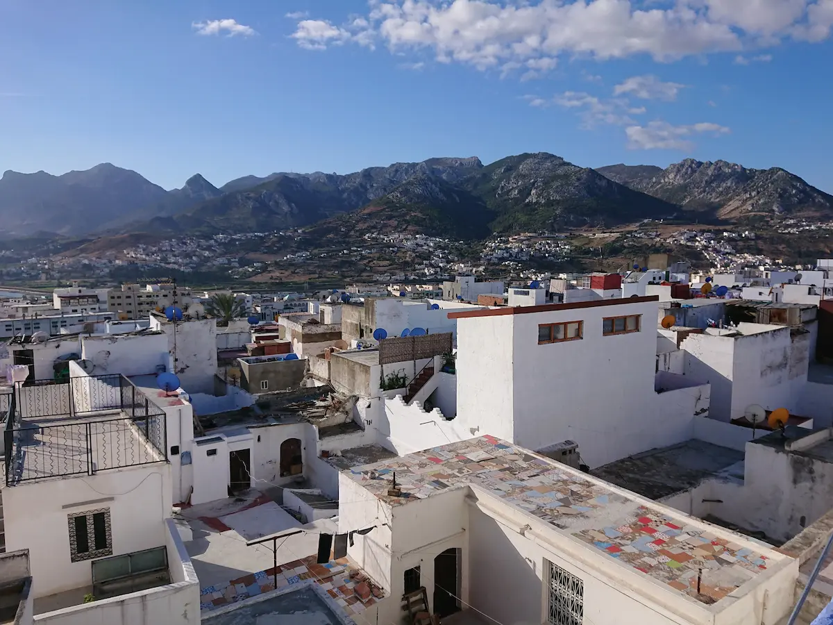 View of Tetouan from the terrace of Riad Darna;